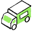 Stylized truck icon